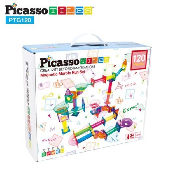 Picasso-Tiles 120 bitars kulbana multifärg