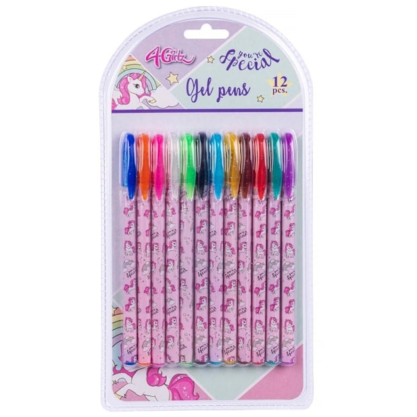 4-Girlz 12 farveblyanter med gel 12-pak