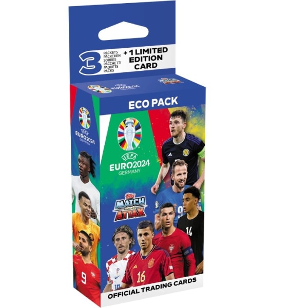 Topps Match Attax Eco Box, fodboldkort UEFA EURO 24