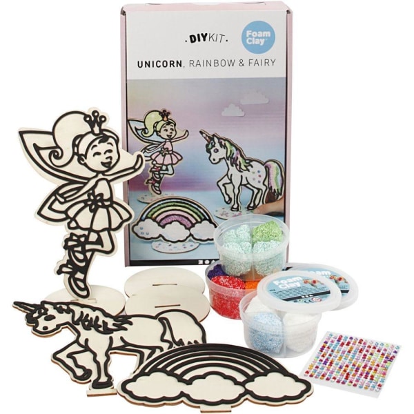 Foam Clay Unicorn, Rainbow & Fairy - Creativ Company