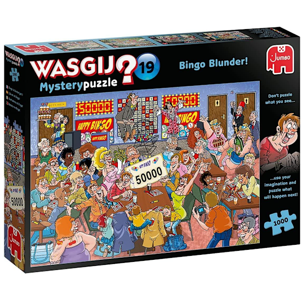 Jumbo Wasgij Mystery Bingo Blunder! Puslespil 1000 brikker