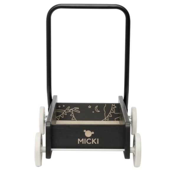Premium Learning klapvogn, Sort - Micki