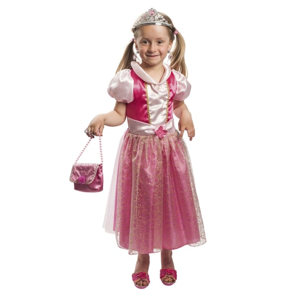 4-Girlz Prinsesse kjole, Tornerose 4-7 år