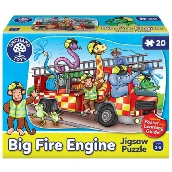 Golvpussel Big Fire Engine, Brandbilspussel - Orchard Toys