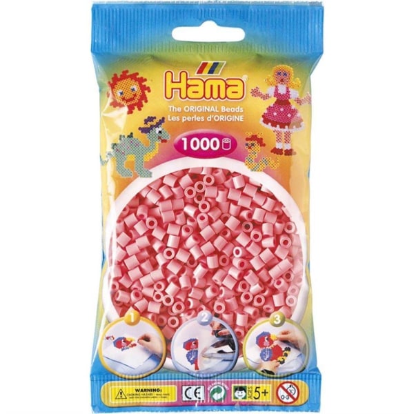 Hama Beads Midi 1000 kpl, vaaleanpunainen
