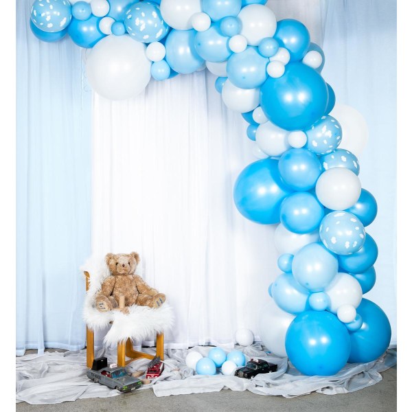 Balloon Arch Baby Blue - Ilmapallokuningas
