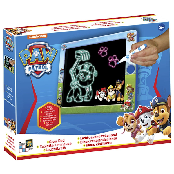 Paw Patrol Glow -piirustustaulu