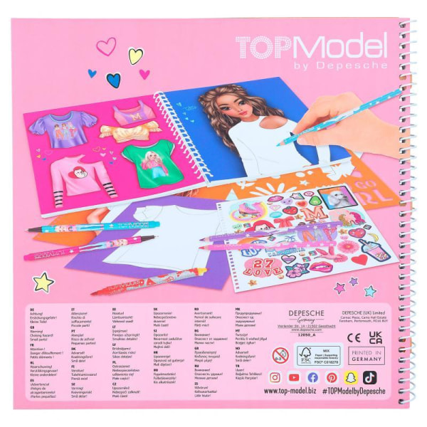 TOPModel T-paita Design Book