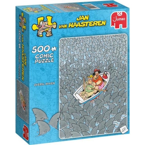 Jan van Haasteren Total Shark, puslespil 500 brikker