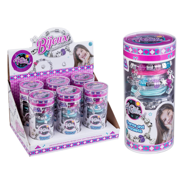 4-Girlz Armband med Charms