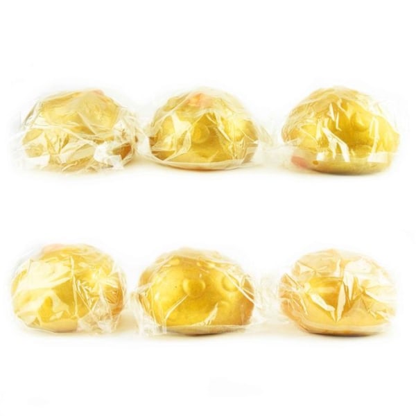 Guld Squishboll med Glitter, 15 cm - Robetoy