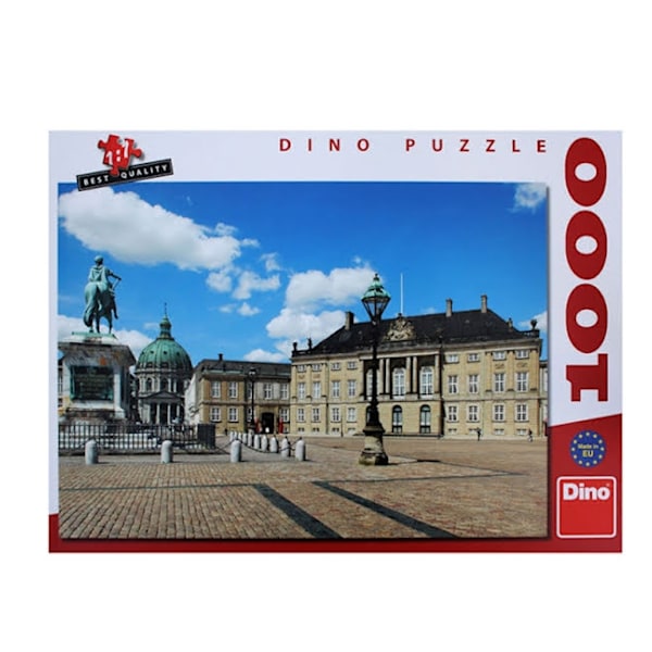 Dino 1000 Bitars Pussel, Amalienborgs slott, Köpenhamn multifärg