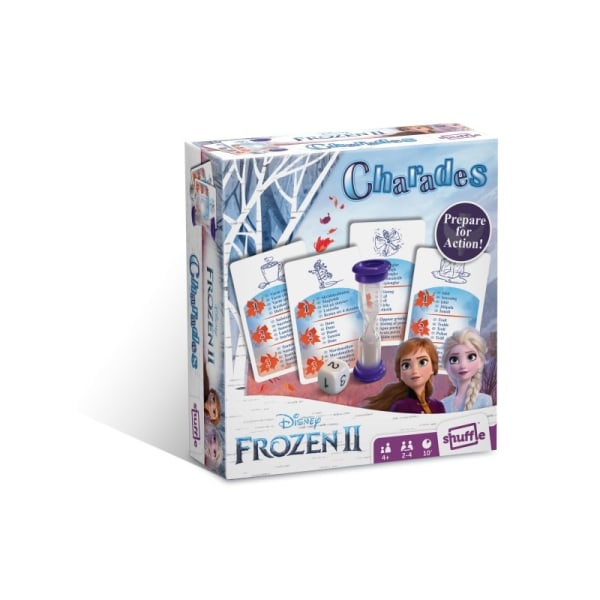 Peli Frozen 2 Charades -korttipeli