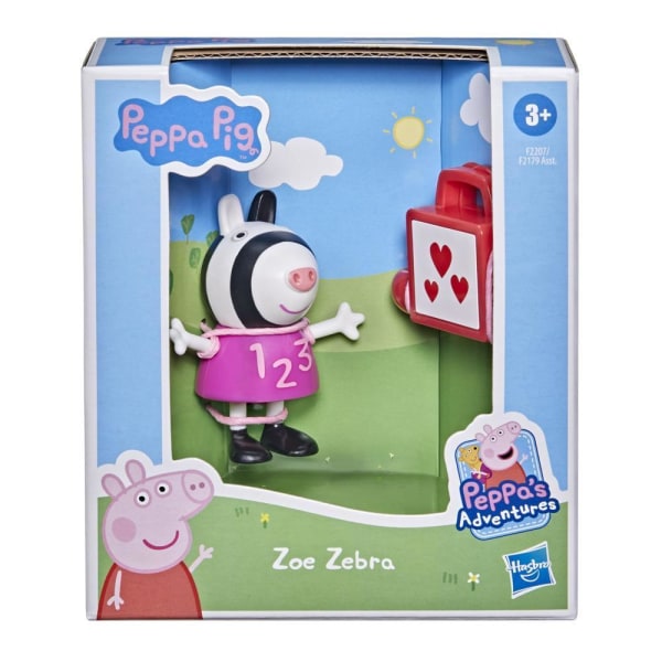 Greta Pig Fun Friend Figur, Zoe Zebra