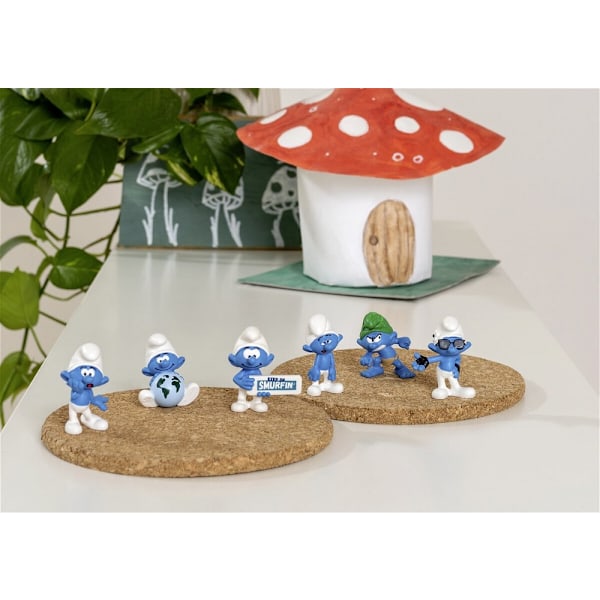 Schleich Smurf with Sign