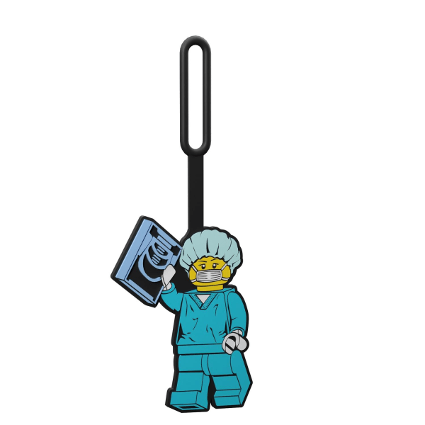 LEGO Ikoninen matkalaukkulappu, kirurgi Multicolor