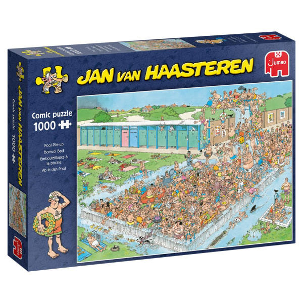 Jan van Haasteren Pool Pile-Up, puslespil 1000 brikker