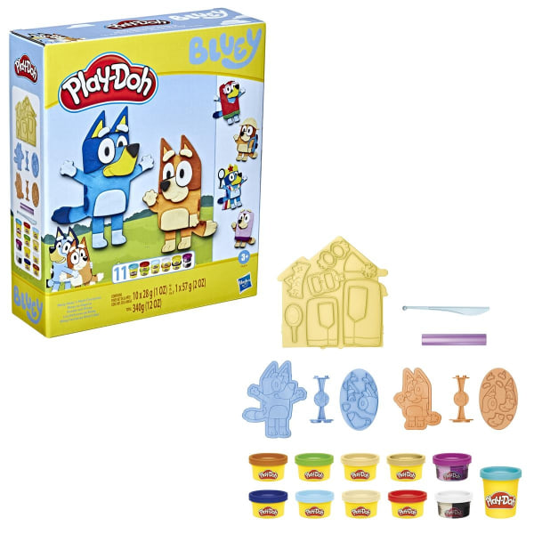 Play-Doh Bluey Make 'n Mash kostumer Legesæt