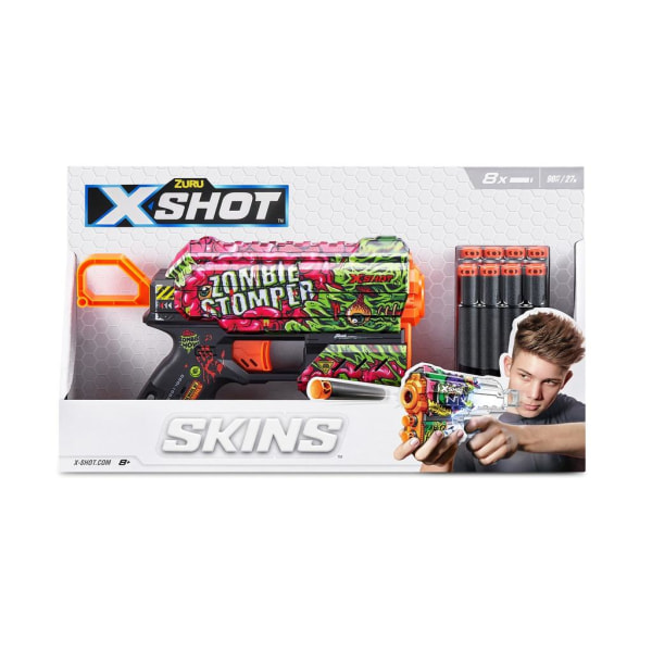Zuru X-Shot skins flux Dart Blaster sis. 8 nuolet