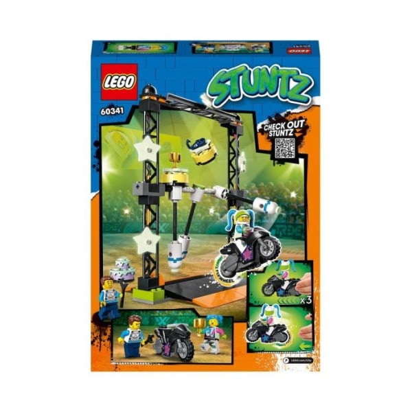 LEGO City 60341 Stuntz Stunt-haaste työnnöllä