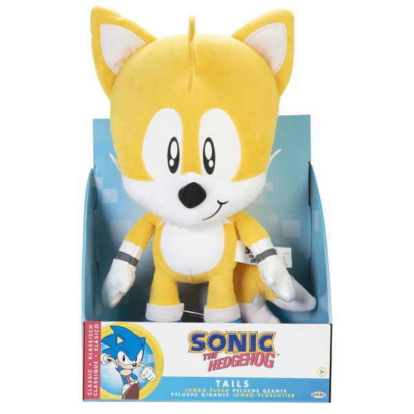 Sonic the Hedgehog Jumbo Pehmo, hännän pituus 51 cm