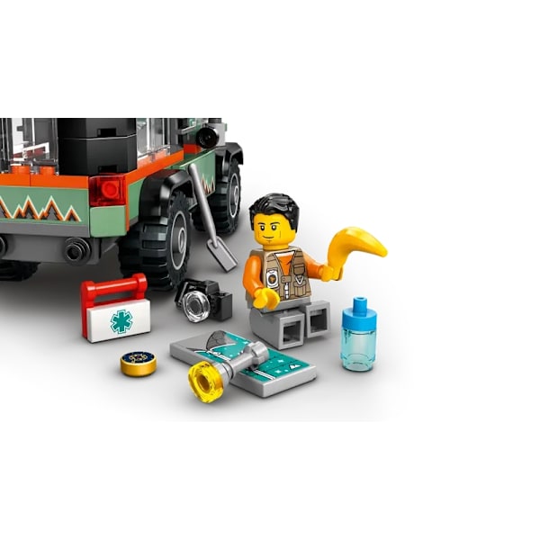 Lego City 60447 4-hjulsdriven terrängbil för bergskörning