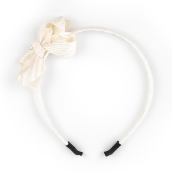 Tiara ruusukkeen kanssa, Ivory - kiireinen Lizzie