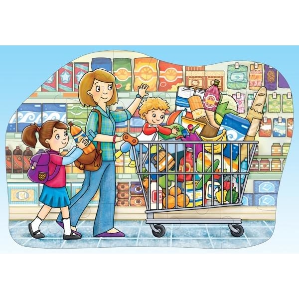 Golvpussel Shopping Trolley - Orchard Toys