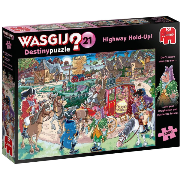 Jumbo Wasgij Destiny Highway Hold-Up! Pussel 1000 Bitar