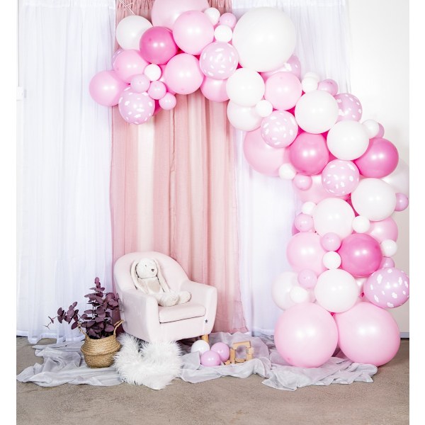 Ballongbåge Baby Pink - Ballongkungen