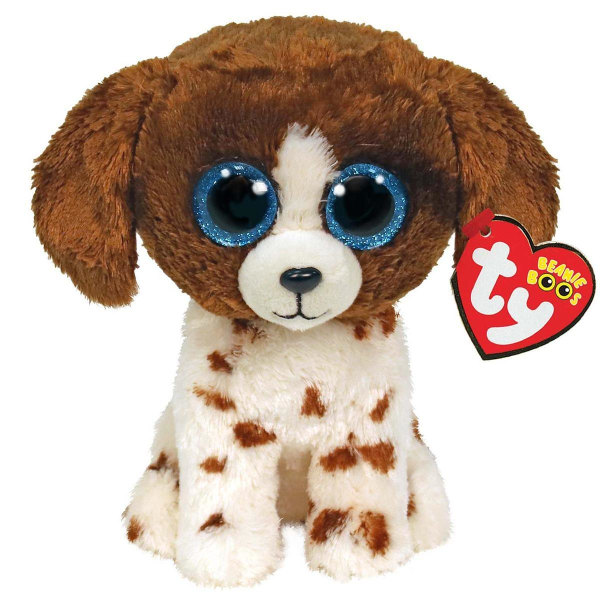 TY Stuffed Muddles Dog, 15,5 cm