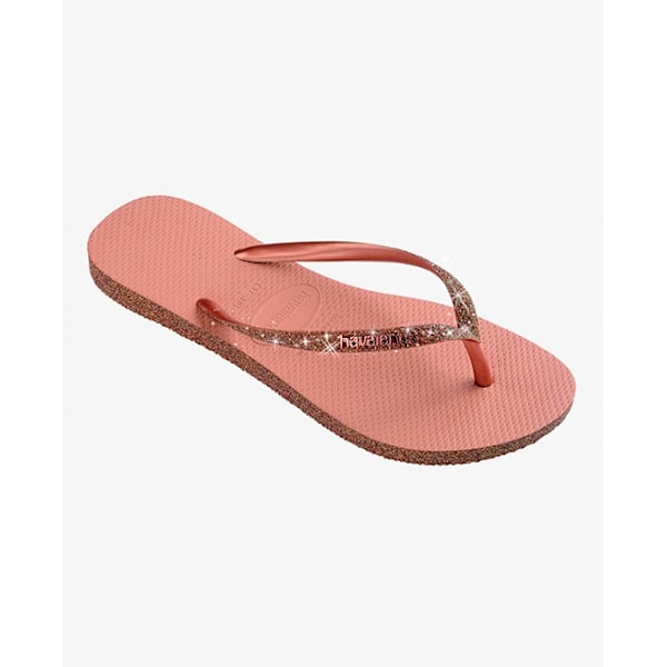 Hawaiian Flip Flops Slim Sparkle, vaaleanpunainen 41/42