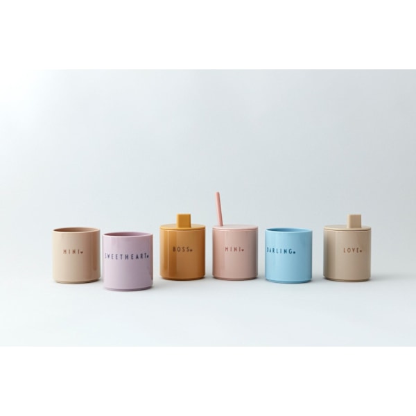Sugrör till Mini Favourite Mugg, Senaps Gul - Design Letters