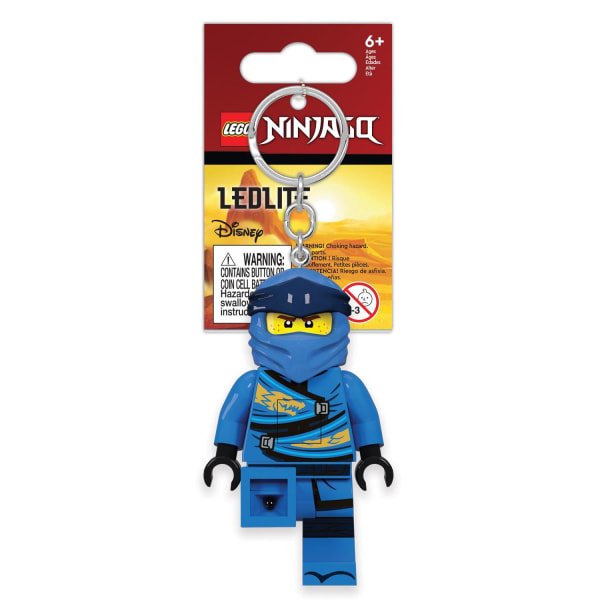 LEGO Ninjago nøglering med lampe, Jay, blå Multicolor