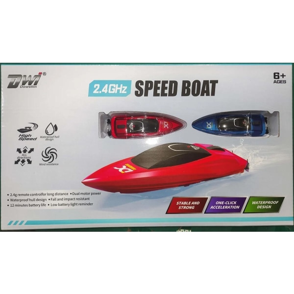 2 x RC Mini Speed Boat 10,5 cm