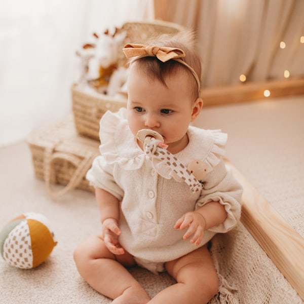 Babybold med Rattle Giraffe - Babynord