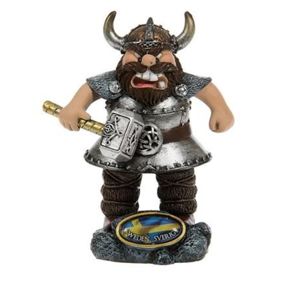 Sweden Souvenir Magnet Viking med Hammer