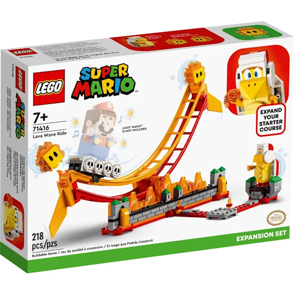 LEGO Super Mario L71416 Åktur på lavavågen – Expansionsset