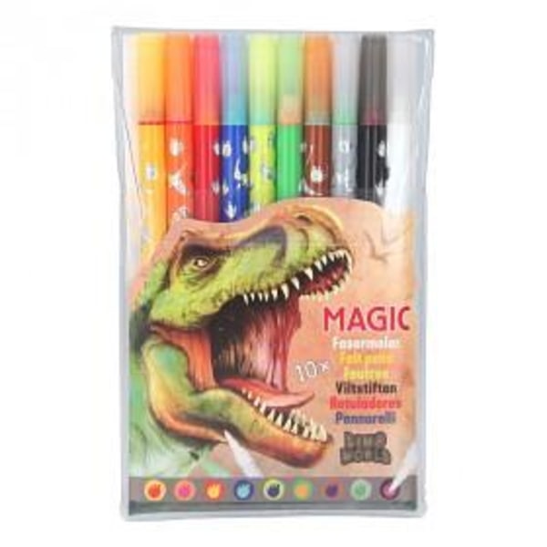 Dino World Magic Marker Penne 10-pak
