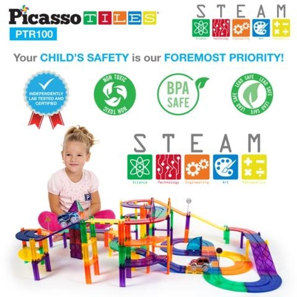 Picasso-Tiles 100-bit bilbane Multicolor
