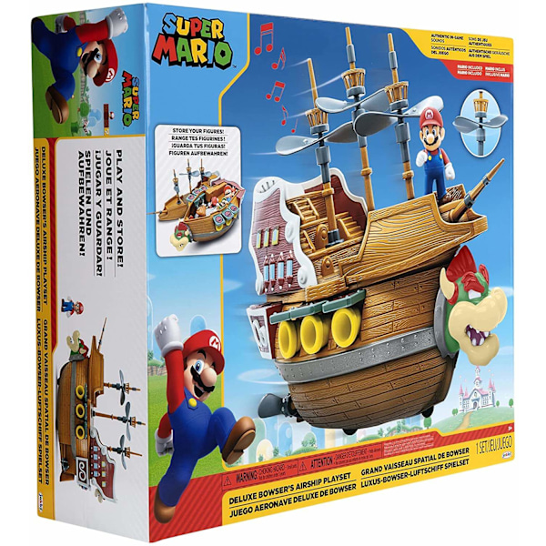 Super Mario Deluxe Lekset Bowser Skepp