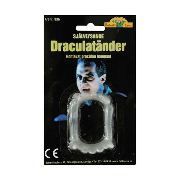 Butterick's Dracula tænder selvlysende