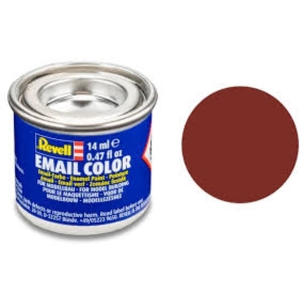 Revell Emaljfärg 14 ml. Reddish brown Matt Nr 37