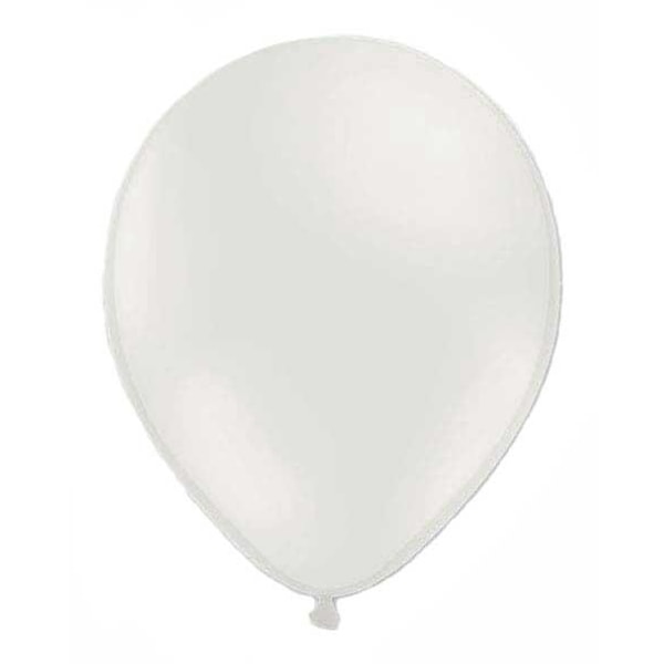 Latex balloner - Vita 10-pak - Ballon konger