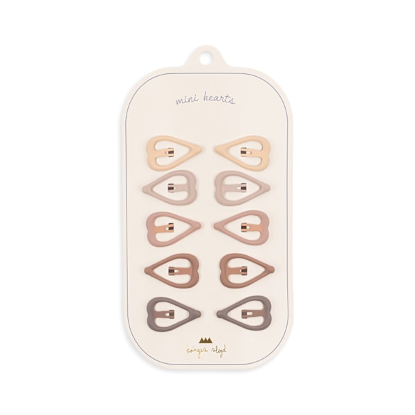 Mini Hiusklipsit Heart, Rouge - Konges Sløjd Multicolor