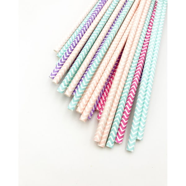 Gaggs Paper Straws 50-Pack sekavärejä