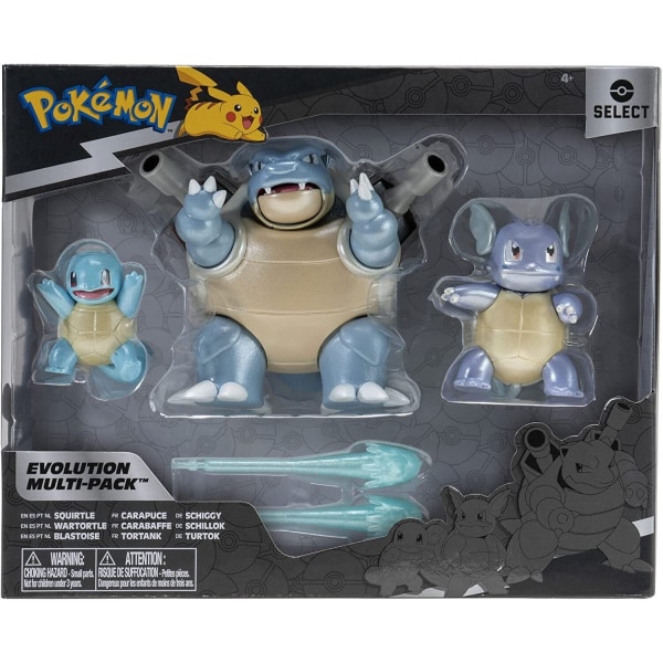 Pokemon Select Evolution 3-pack, Squirtle