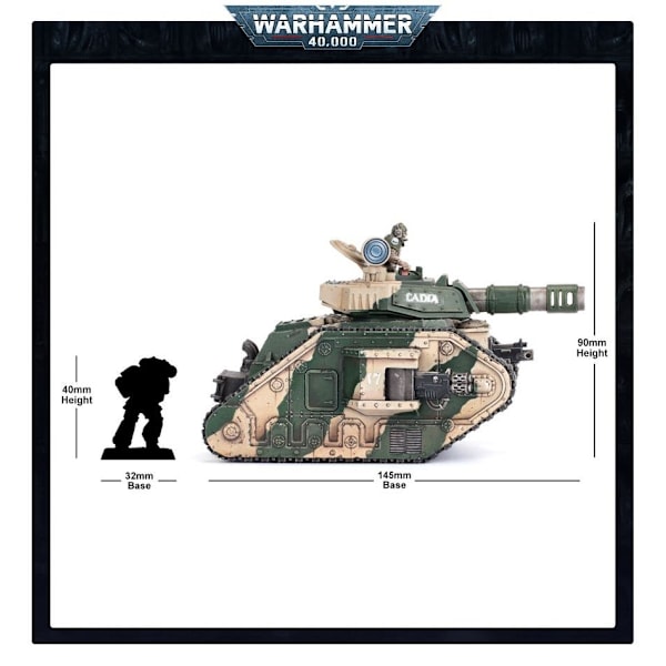 Warhammer 40k Astra Militarum: Leman Russ Battle Tank