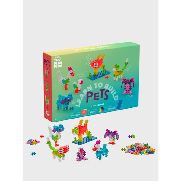 Box Plus-Plus Learn to build, Husdjur, 275 pcs