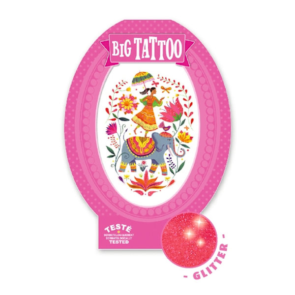 Suuri tatuointi, Rose India - Djeco